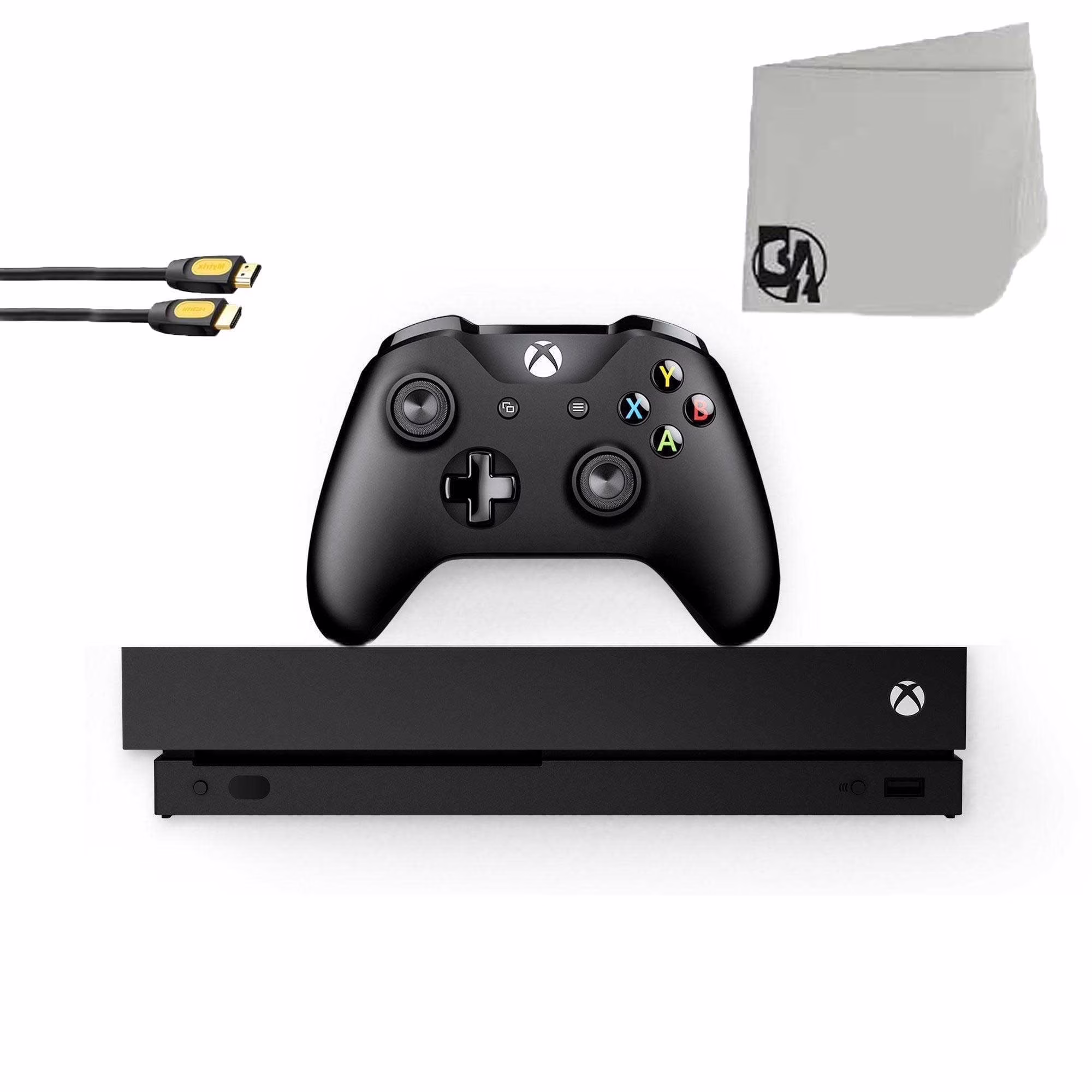 Microsoft Xbox One X 1TB Console Bundle, Newest Edition, Black, Refurbished