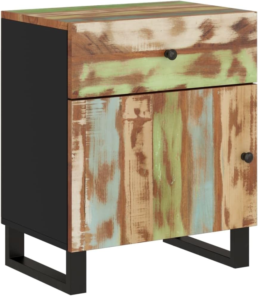 Nightstand, Small Dresser, Bedside Furniture, Night Stand, End Table for Bedroom, Closet, Entryway 19.7