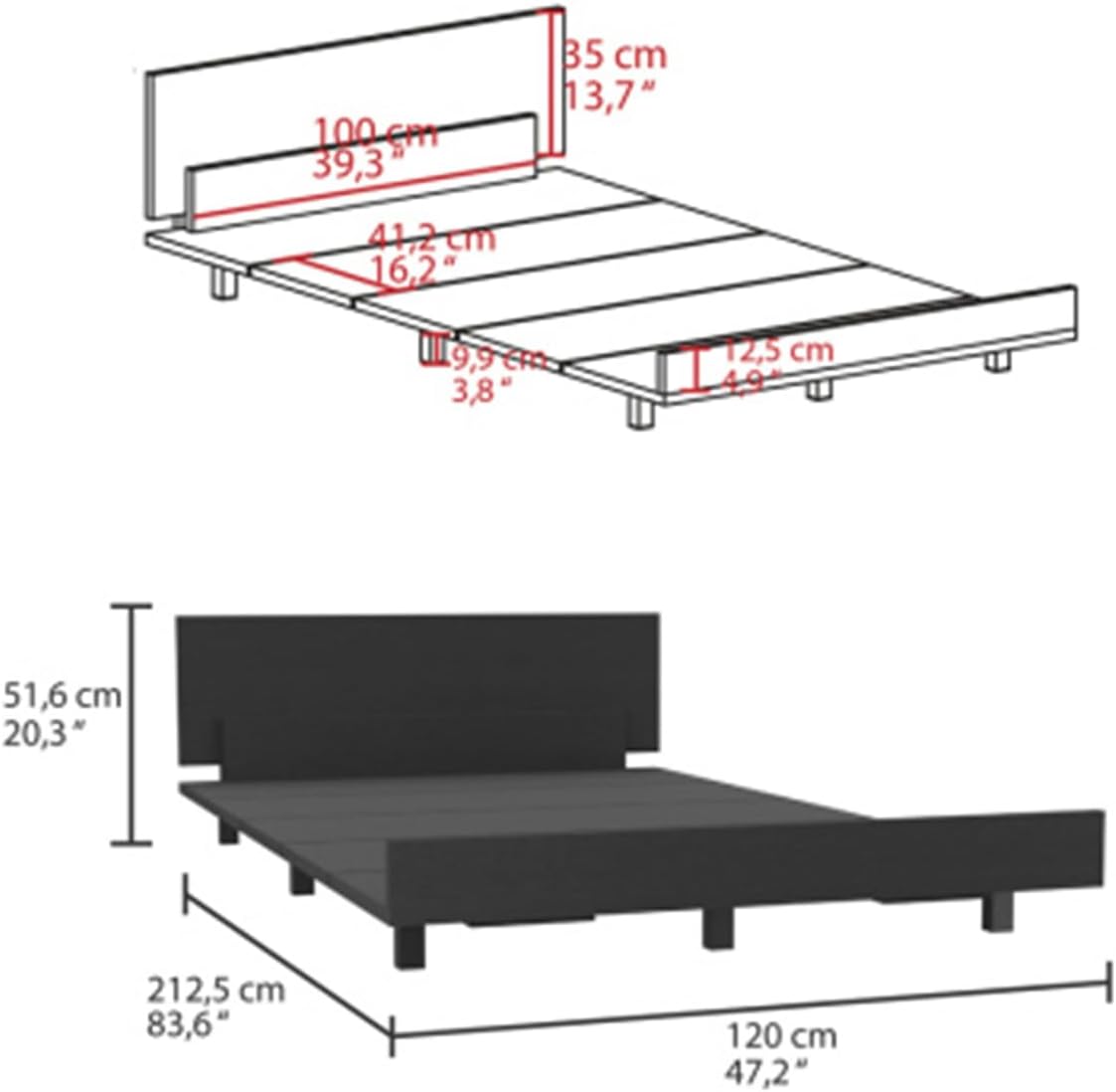 Minimalist top layer leather soft bed bedroom designer high-end leather art double bed hemp cloth bed