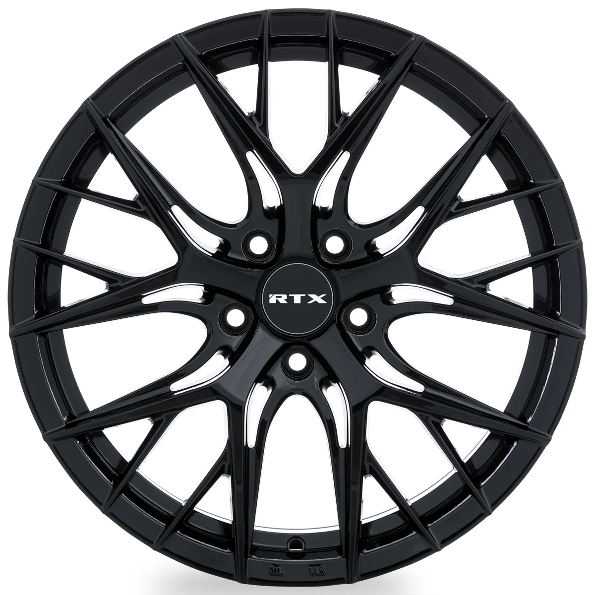 RTX Valkyrie 17x7.5 5x114.3 ET40 CB73.1 Gloss Black Wheel