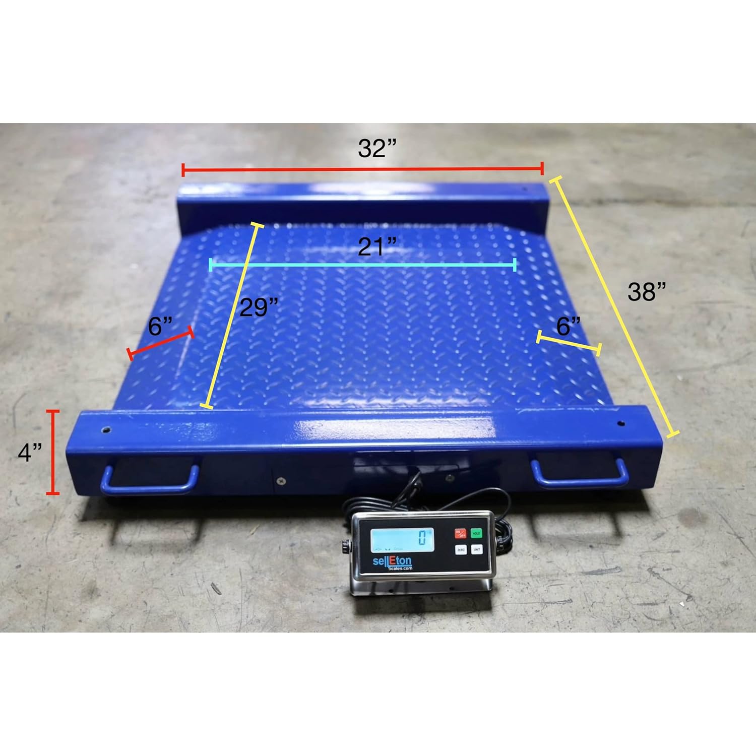 SellEton SL-RAW Portable 5,000 Lbs X 1 Lb Drum | Portable Scale W/Indicator