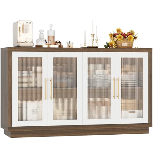 FOTOSOK Buffet Cabinet with Storage, 55.1