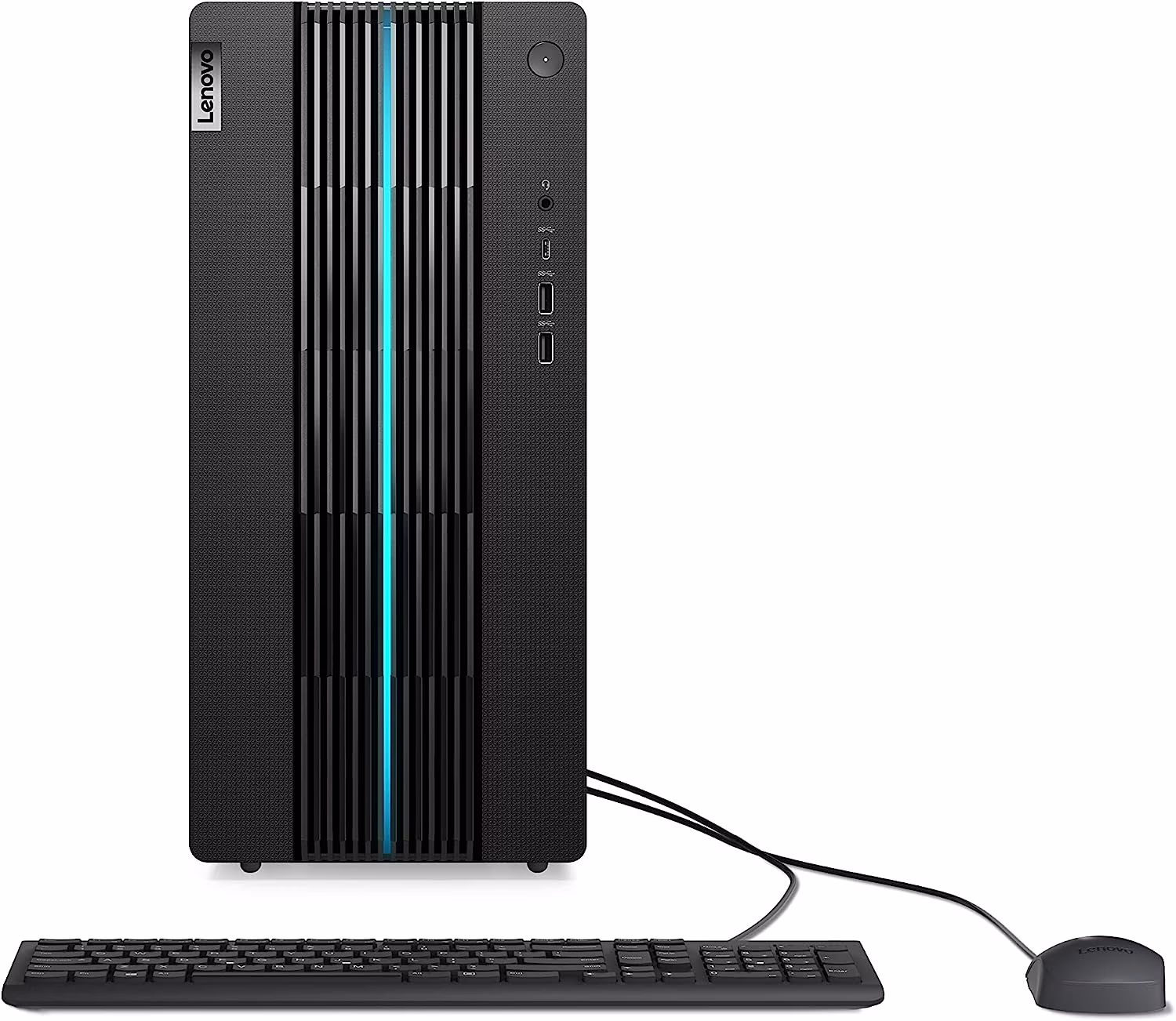 Lenovo IdeaCentre Gaming 5i Desktop Computer - Intel Core i7-12700K up to 5.00 GHz, 32GB RAM, 1TB PCIe SSD + 16TB HDD, GeForce RTX 3060 Graphics, HD Audio, Windows 11 Pro, Raven Black