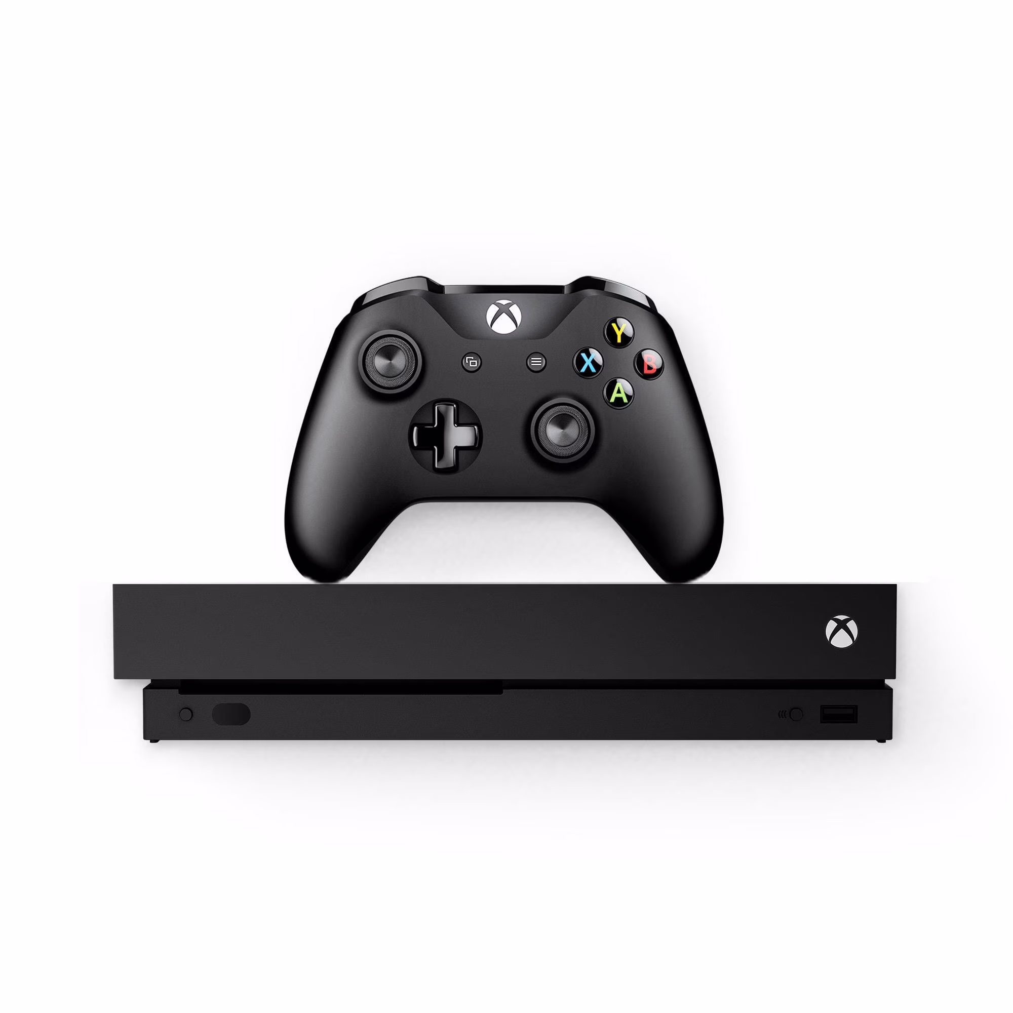 Restored Microsoft Xbox One X 1TB Gaming Console Black with HDMI Cable (Refurbished)