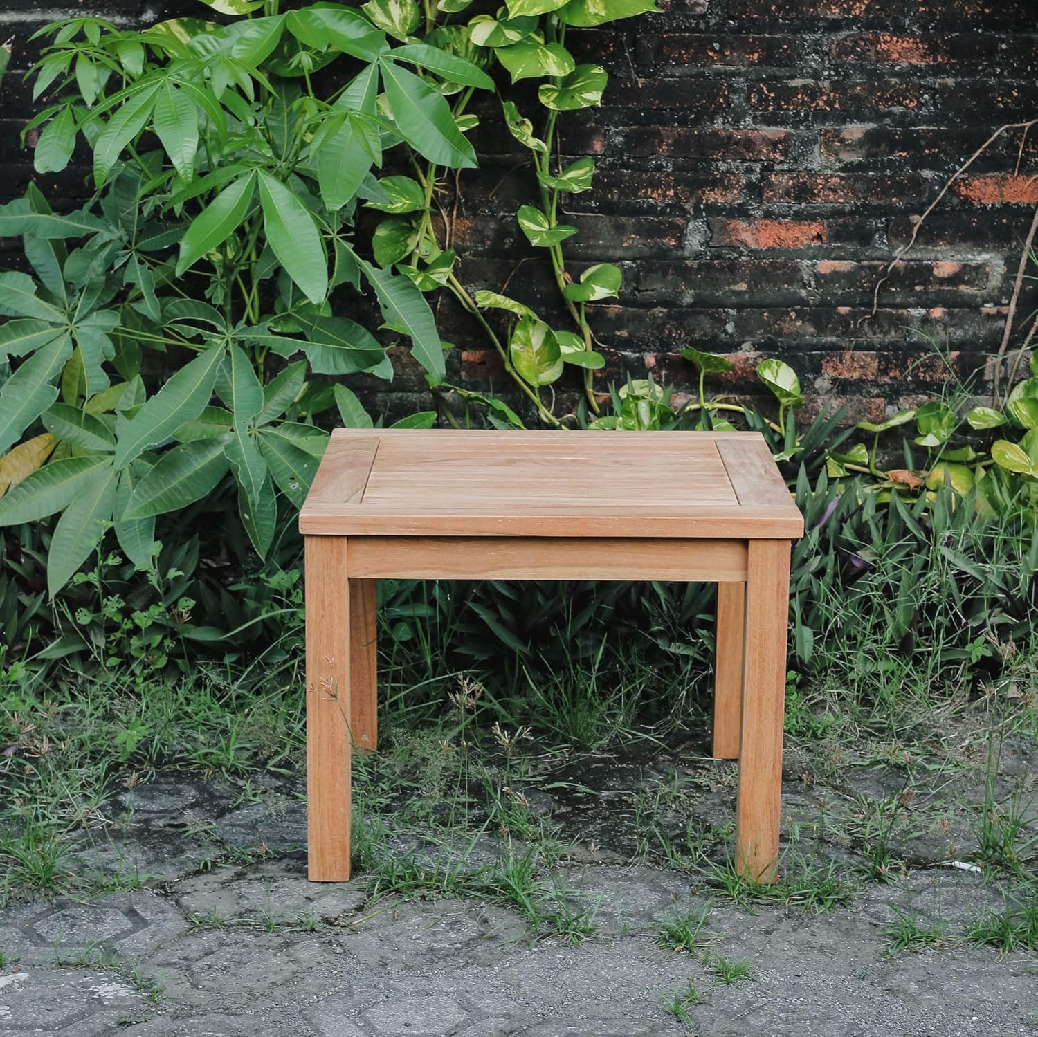 Basic Teak Side Tables, 19.69, Natural
