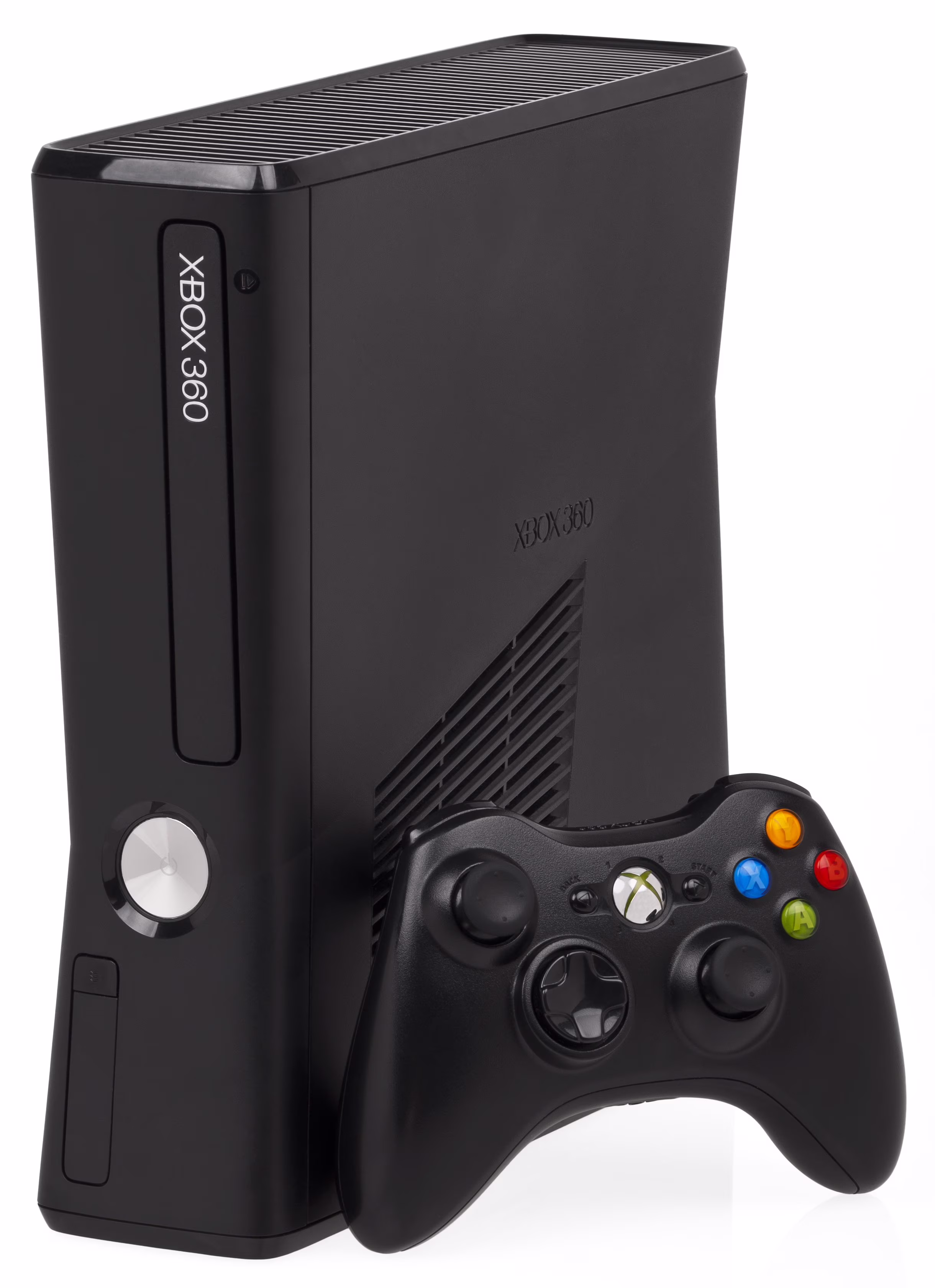 Restored Xbox 360 System Model S Black 4GB (Refurbished)