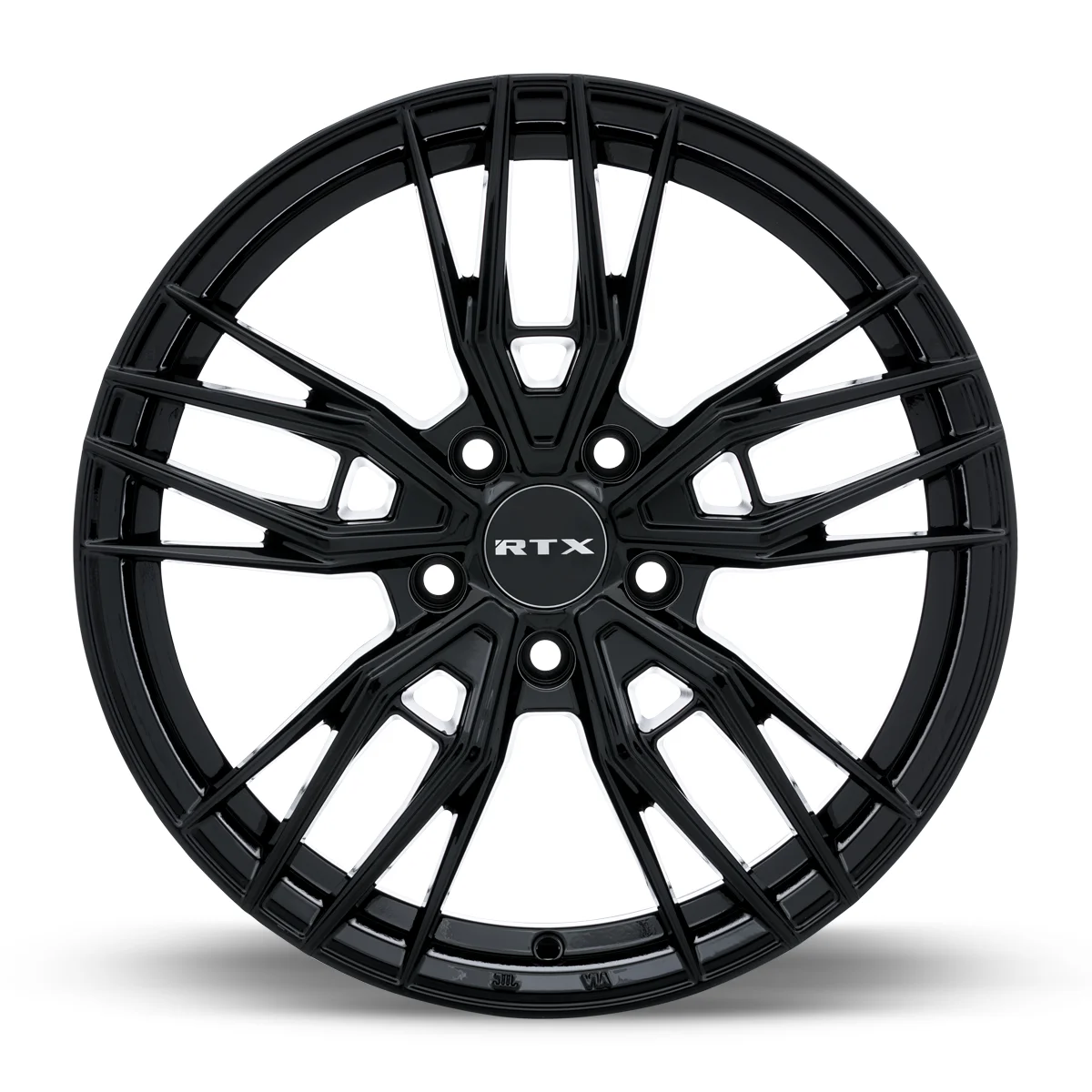 RTX Scepter 17x7.5 5x114.3 ET40 CB73.1 Gloss Black Wheel