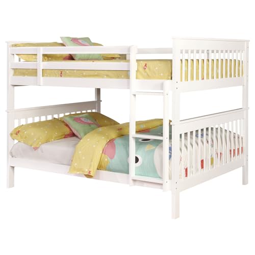 Coaster Home Furnishings Chapman Full Over Full Bunk Bed, White