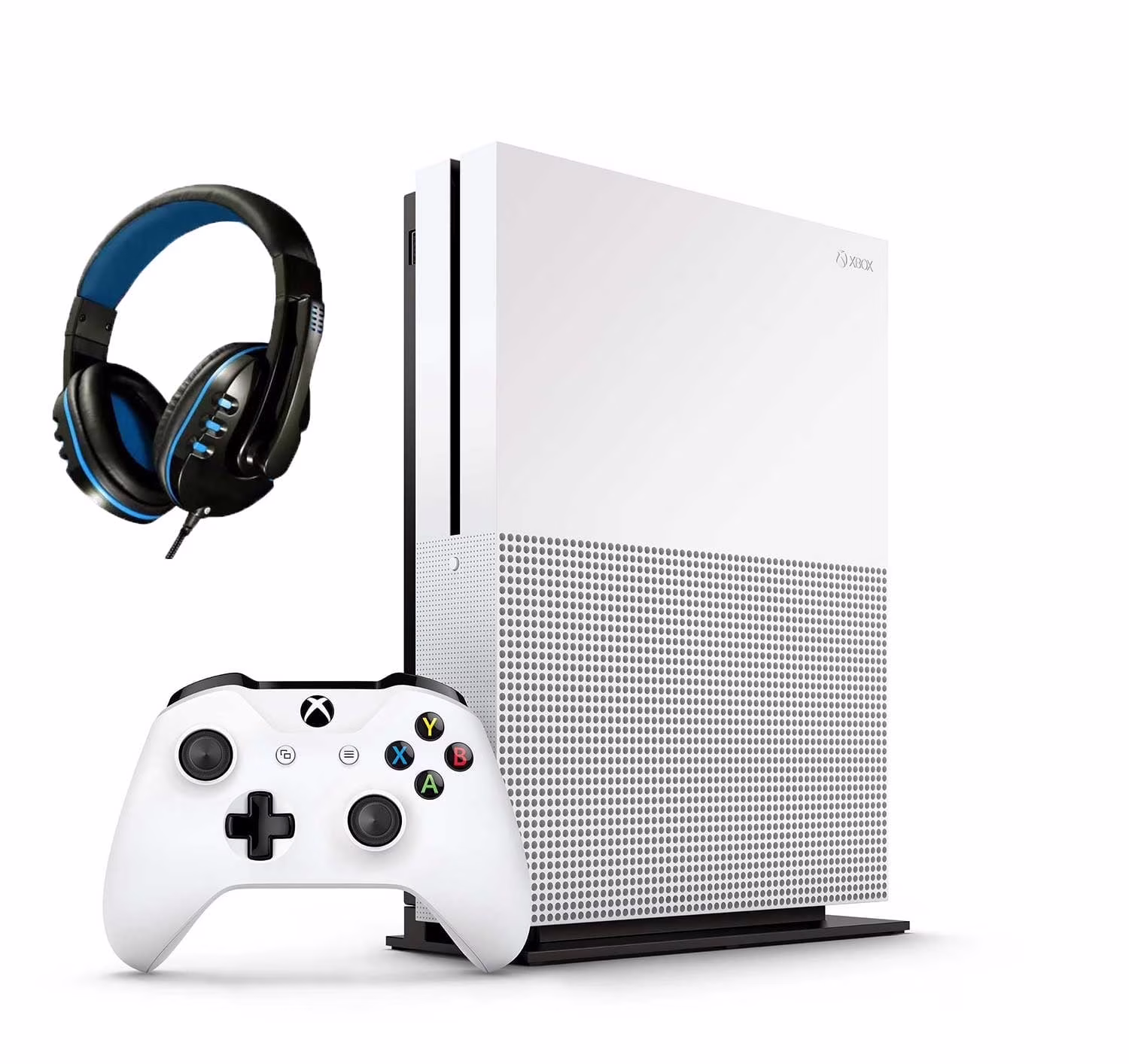 Restored Microsoft 234-00051 Xbox One S White 1TB Gaming Console with BOLT AXTION Bundle (Refurbished)