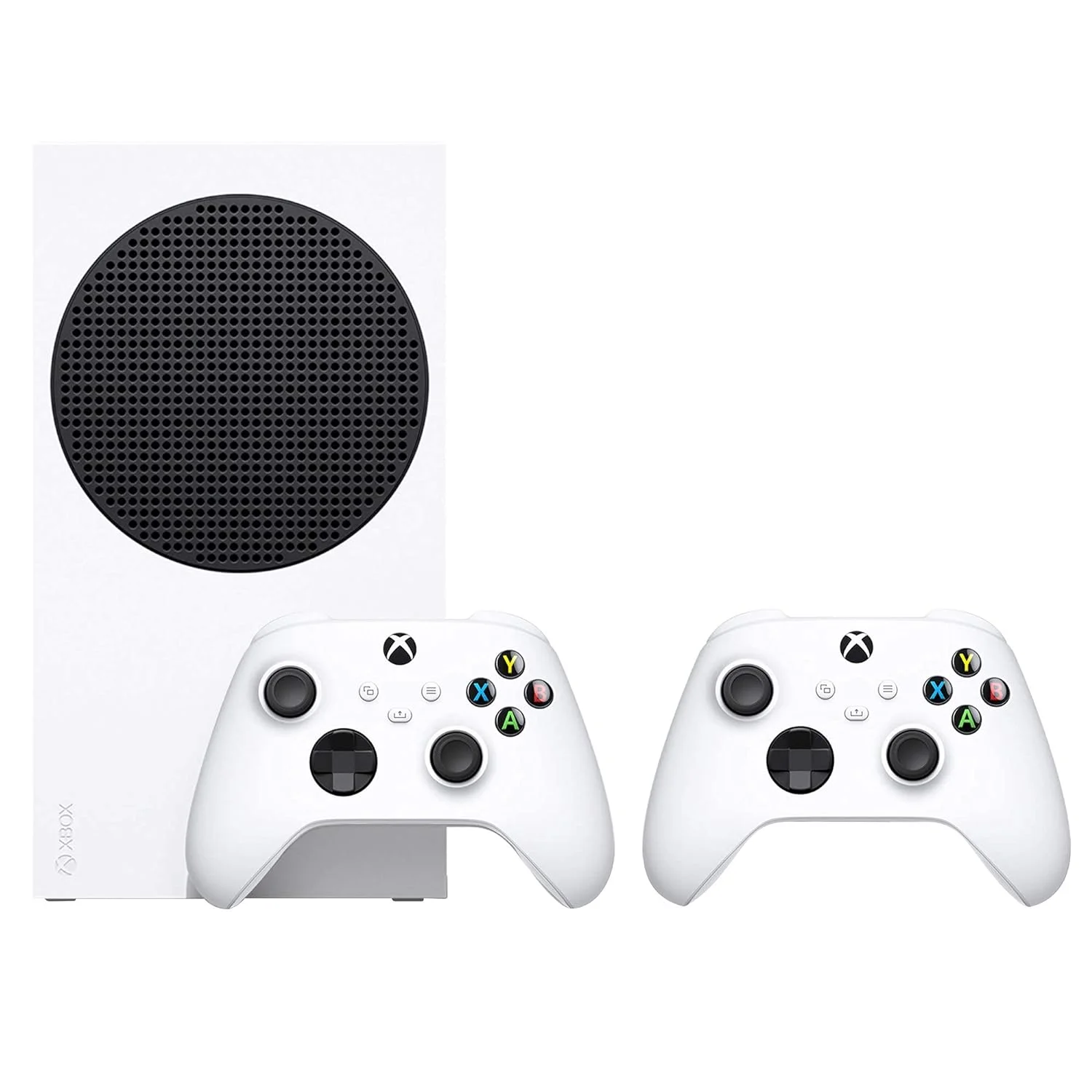 Restored Microsoft Xbox Series S 512GB Game All-Digital Console, White - 2 Xbox Wireless Controllers - 1440p Gaming Resolution, 4K Streaming Media Playback, HDMI 2.1 (Refurbished)