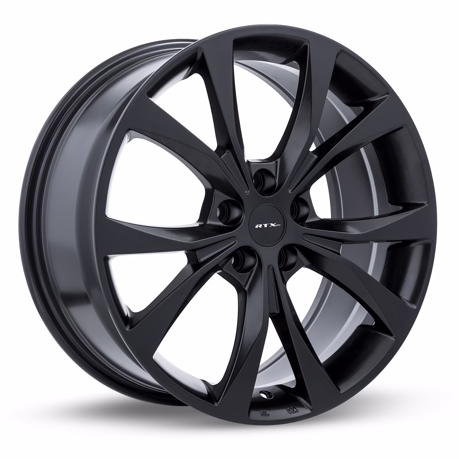 RTX Flint 17x7 5x108 ET42 CB63.4 Satin Black Wheel