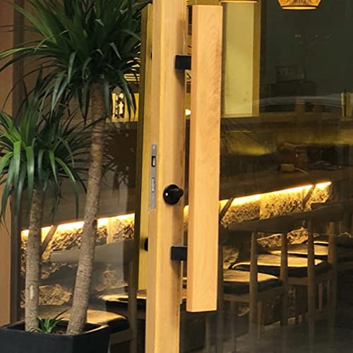 Heavy Duty Push Pull Door Handle Internal,Wood Barn Door Hardware/Extra Long Shop Glass Gate Knobs,Easy to Install,Replacement Grab Bar/Pole