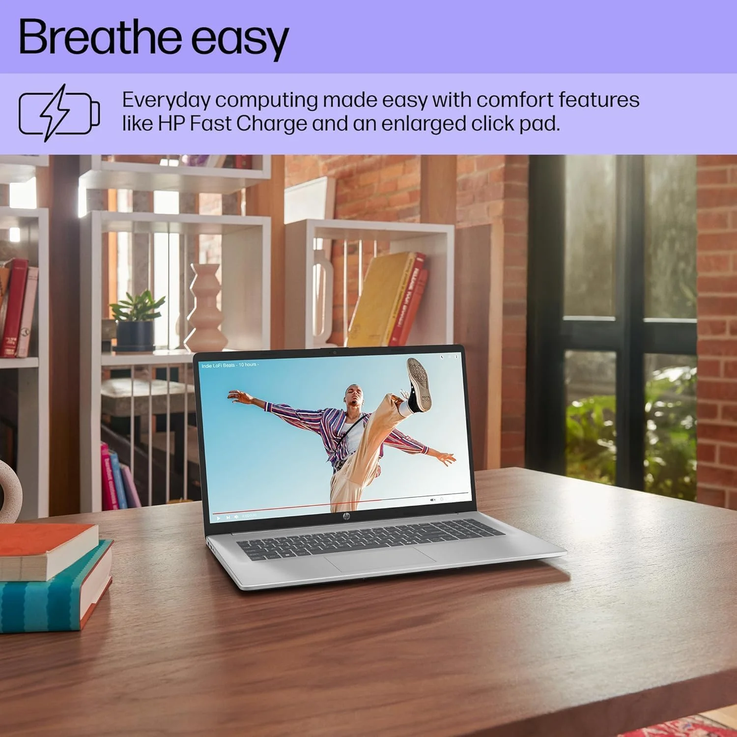 HP 17.3" Touchscreen Laptop, 17.3" HD+ Anti Glare Display, AMD Ryzen 5 7430U CPU, Wi-Fi 6, Win 11 Pro, Copilot (32GB RAM | 1TB SSD)