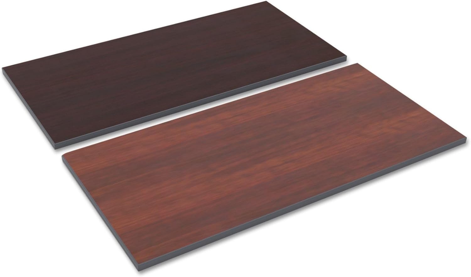 Alera ALETT4824CM 47.63 in. W x 23.63 in. D Rectangular Reversible Laminate Table Top - Medium Cherry/Mahogany