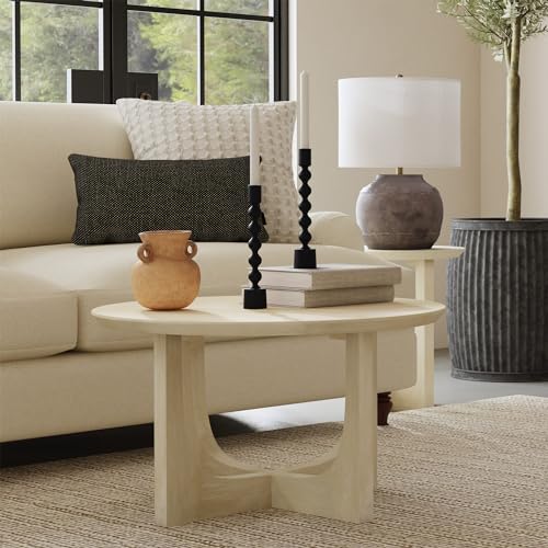East at Main Indigo Road by Egypt Sherrod Reverse Arch Coffee Table (Ivory)