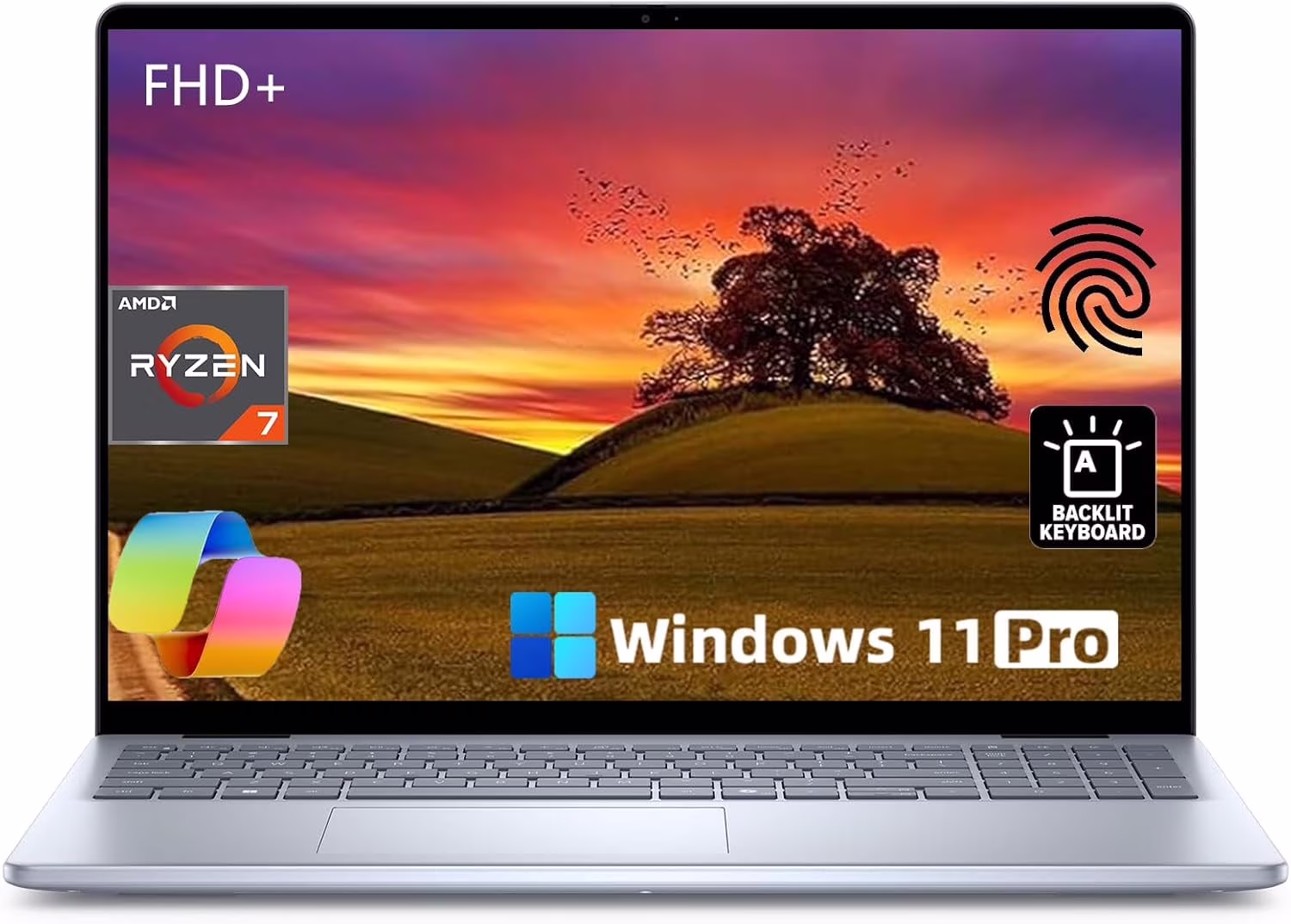 Dell Inspiron 16" FHD Business Laptop, AMD Ryzen 7-8840U, 64GB DDR5, 2TB SSD, Windows 11 Pro