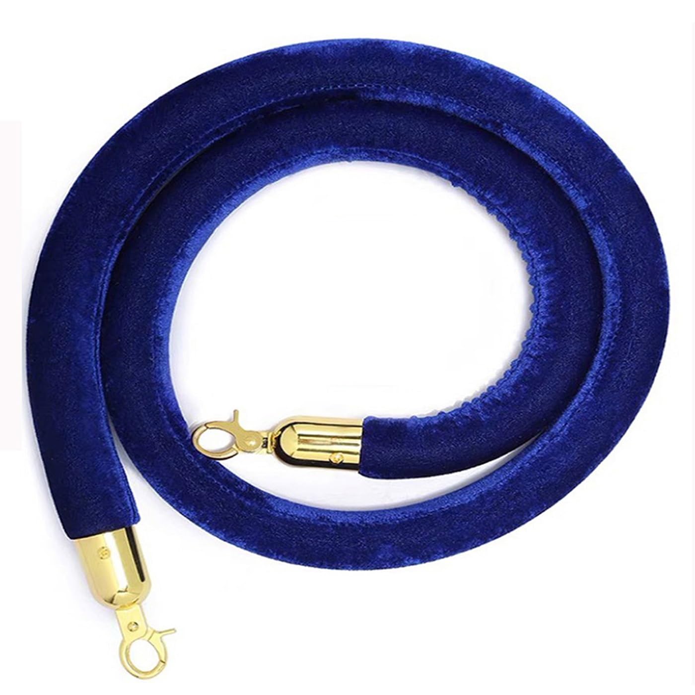 Velvet Rope Wall Mounted, Hanging Barriers Rope with 2 Wall Hooks Kits, Post Stanchion Queue Hanging VIP Rope for Movie Theaters & Red Carpet Event Crowd Control Stanchion Rope, 3Ft-13Ft(A1,2.5m/8ft)