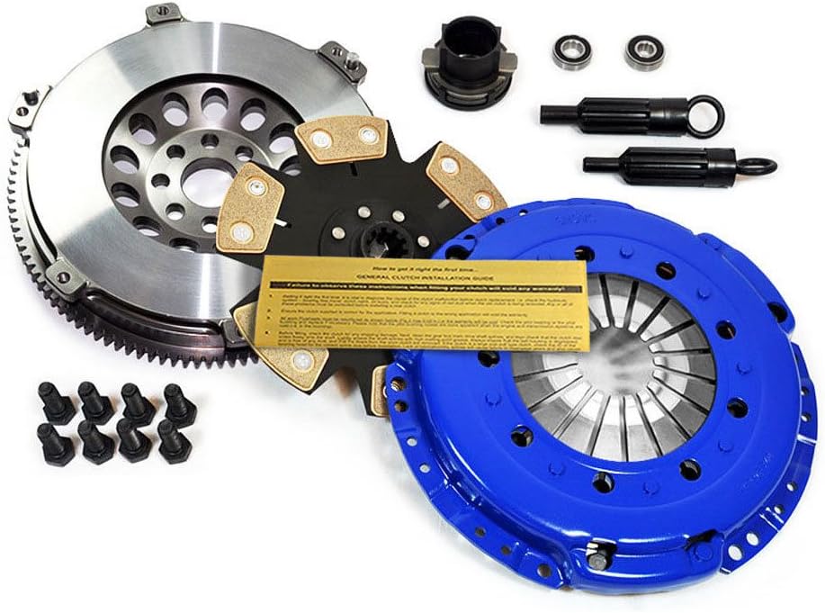EFT STAGE 4 CLUTCH KIT+RACE LIGHT FLYWHEEL FOR BMW 325 328 525 528 M3 Z3 E34 E36 E39