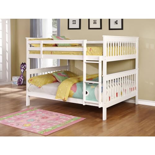 Coaster Home Furnishings Chapman Full Over Full Bunk Bed, White