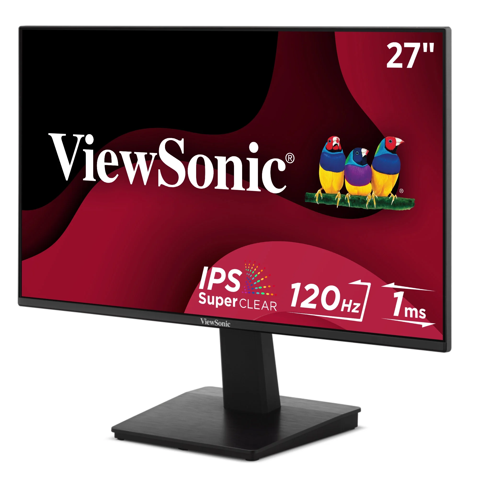 ViewSonic VA2748-MH 27 Inch Full HD 1080p IPS Monitor with 120Hz, Variable Refresh Rate, Eye Care, HDMI, and VGA Inputs for Home and Office