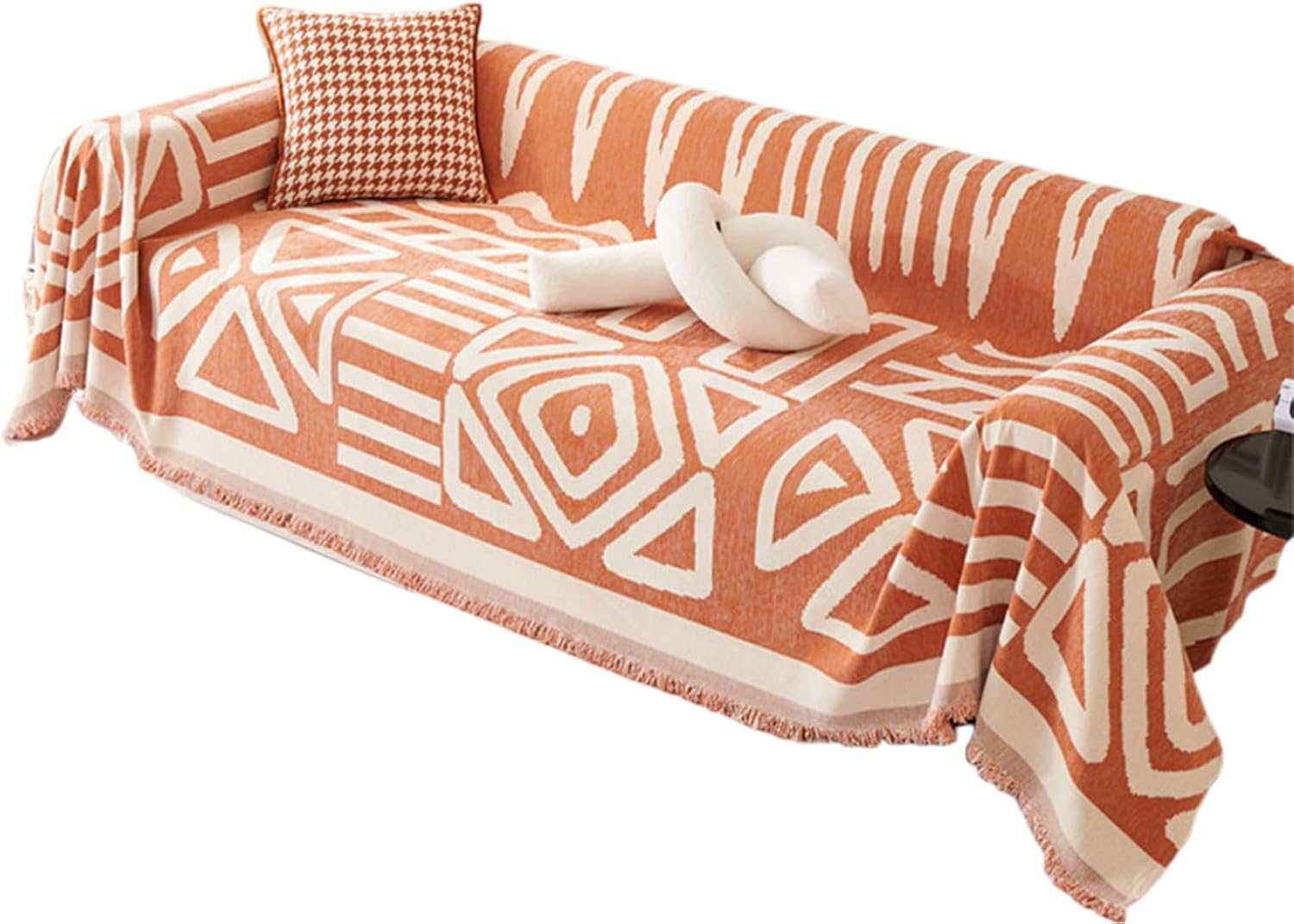 Chenille Sofa Slipcover Soft Cover Fabric Furniture Cover Home Decor Single Piece Anti-cat Scratch Sofa Blanket Slipcover For Sofa Home Product Sofa Cover For Different Sizes Fashionable Room