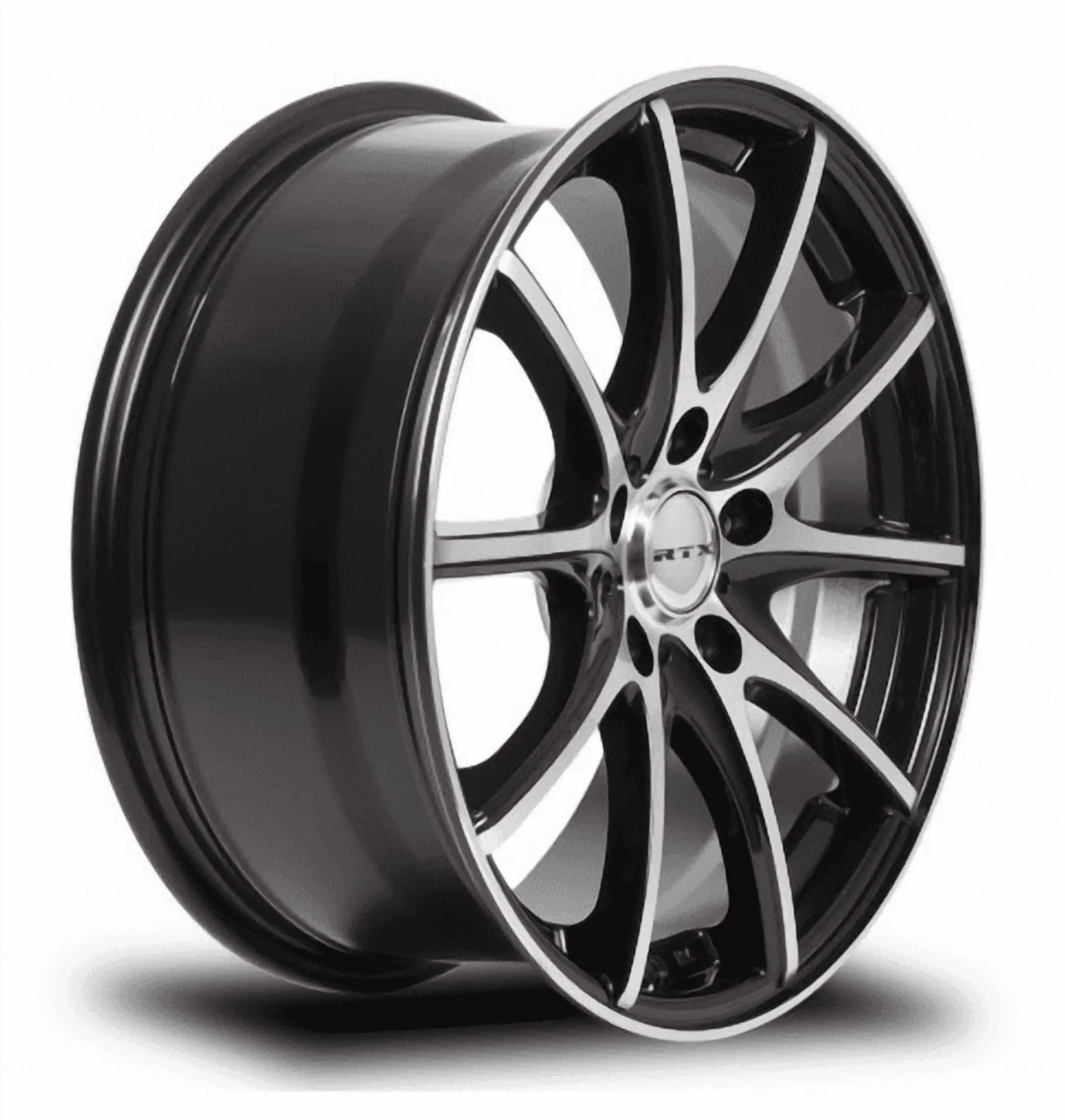 RTX Snare 14x6 4x100 ET38 CB73.1 Black Machined Wheel