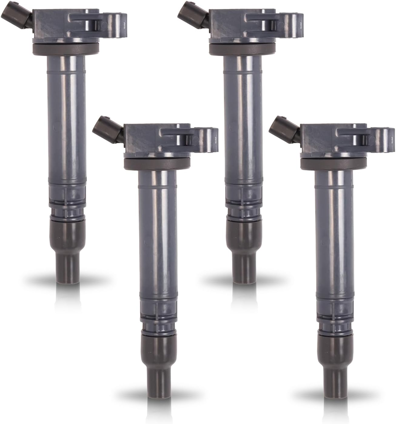 ENA Set of 4 Ignition Coil Pack 2.5L 2.7L L4 2009 2010 2011 2012 2013 2014 2015 Compatible with Toyota Lexus Scion Highlander RAV4 Camry Avalon Sienna tc ES300H IS250 Coils for UF507 C1596 9091902250