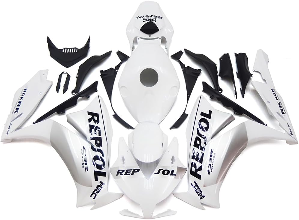 Motorcycle Silver White ABS Plastics Fairings Bodywork Kit for CBR1000RR 2012 2013 2014 2015 2016 Injection Honda Body Work Cowling Kit