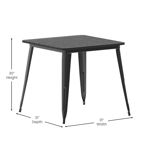 EMMA + OLIVER Drew Dining Table - Brown 31.5