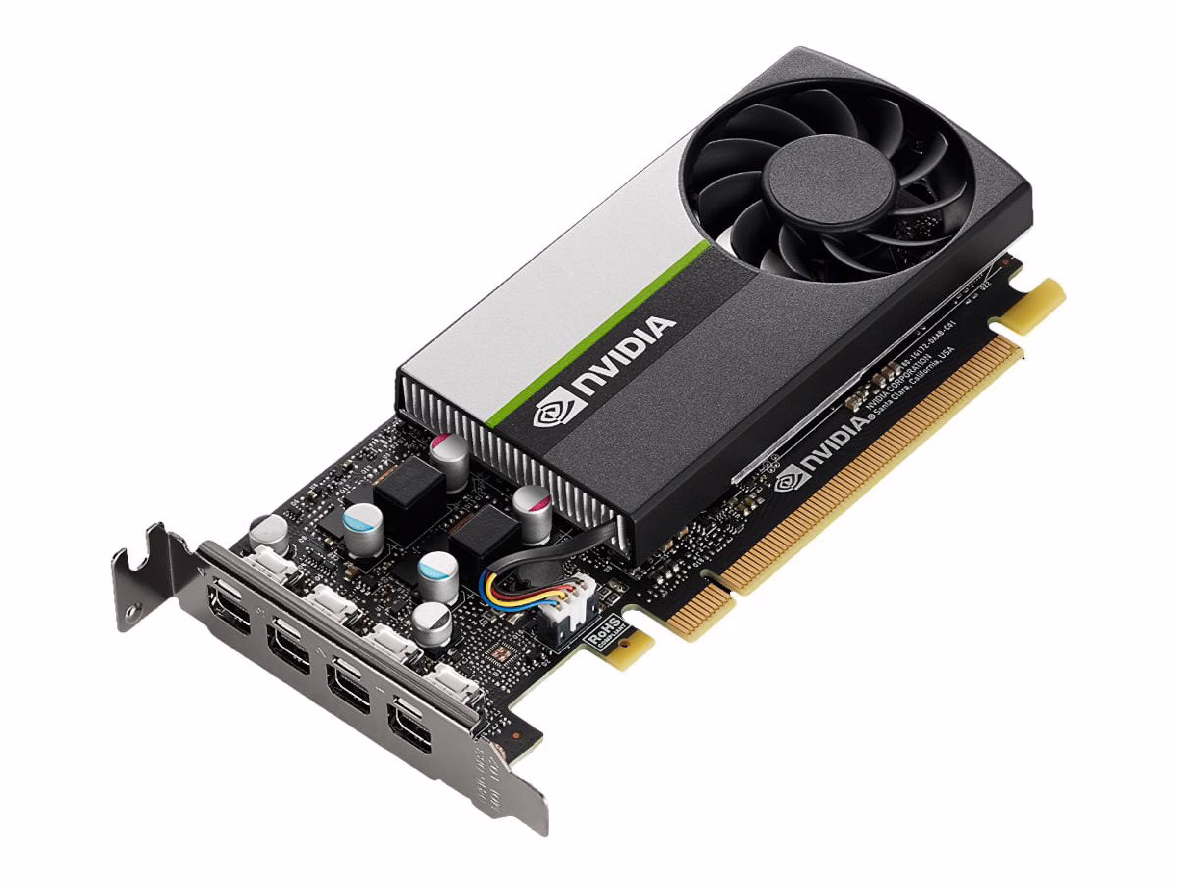 PNY VCNT600-PB Workstation Video Card, T600 4GB GDDR6 PCI Express 3.0 x16, External Graphics Support Technology