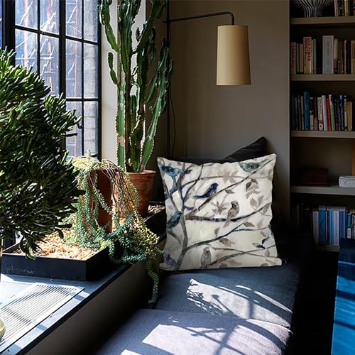 Designer Vintage Birds Pillow Covers 18