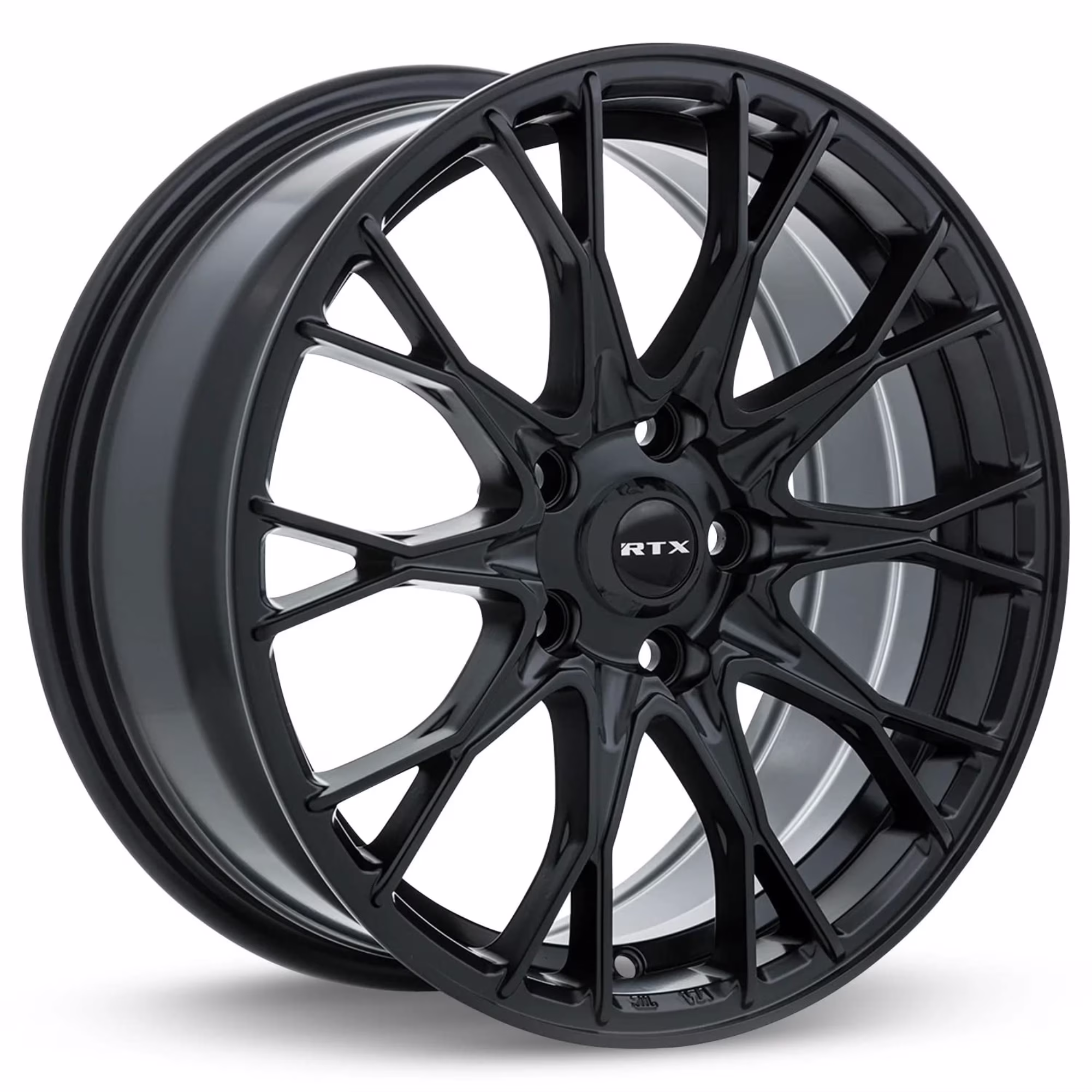 RTX CONCORDE Custom Wheel - 17x7.5, 40 Offset, 5x112 Bolt Pattern, 66.6mm Hub - Satin Black Rim
