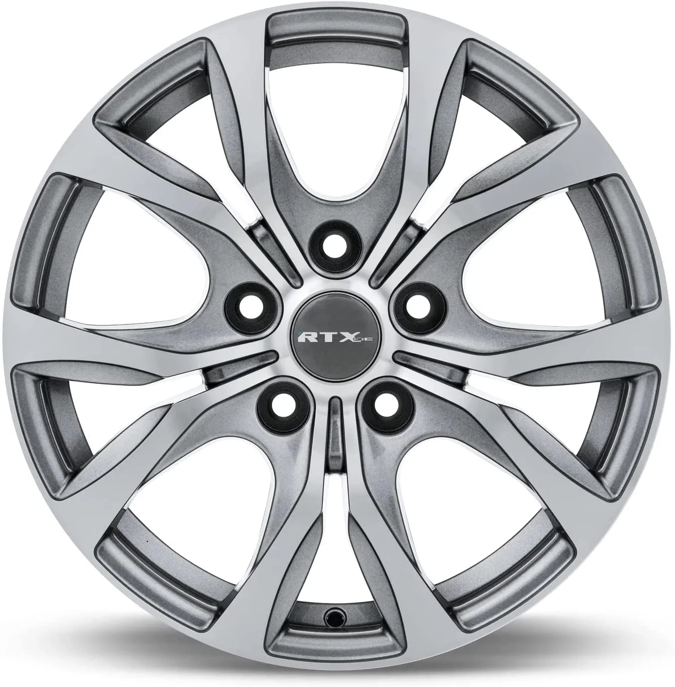 18x7.5 RTX Windsor Gunmetal Machined Wheel 5x5 (35mm)