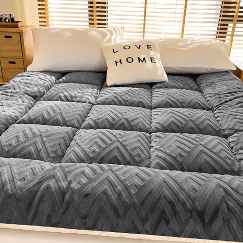 Futon Mattress Japanese Futon Long Day Cotton Fill Single Double Roll Up Foldable Mattress Portable Sleeping Mattress Japanese Floor Futon Mattress for Floor Guest Bed Sofa(Bentley Orchid,120*200cm)