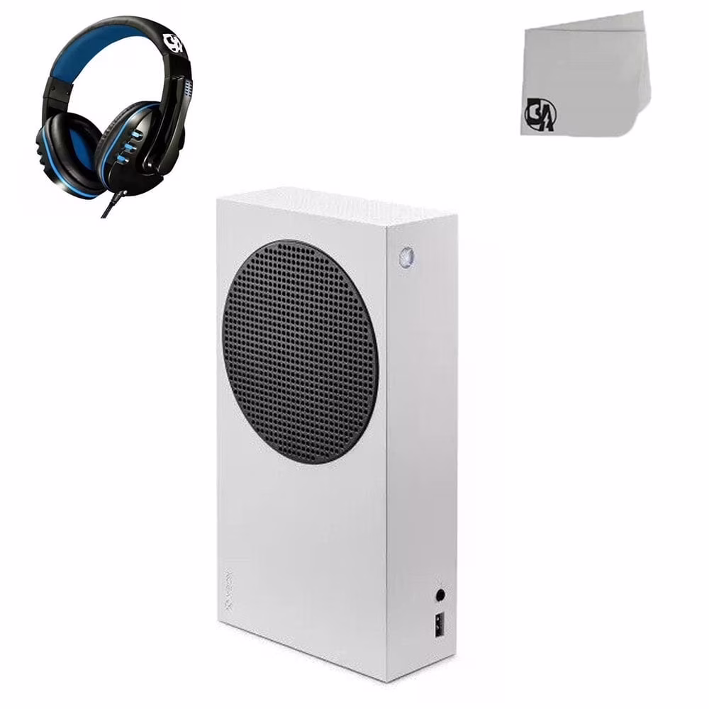 Pre-Owned Xbox Series S Video Game Console Only White with Headset BOLT AXTION Bundle