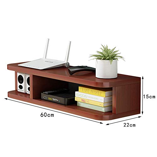 Floating TV Stand Cabinet Tv Stand Cabinet Tv Wall Units for Living Room Set-Top Box Rack Wall-Mounted Satellite Tv Box Rack Storage Box Large Beacapacity