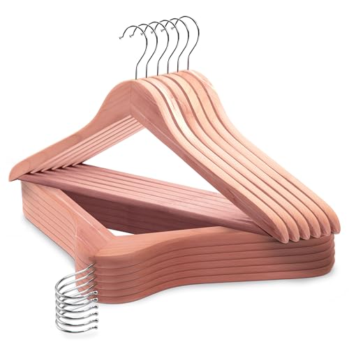 Neaties Premium Red Cedar Hangers for Closet Wide 3/4