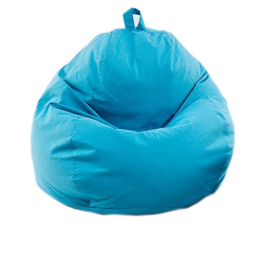 Modern Bean Bag Cover Design No Filling Washable, Ideal for Home Bedroom Office Transforming Spaces with Plush Toy Storage for Everyone Green-XL