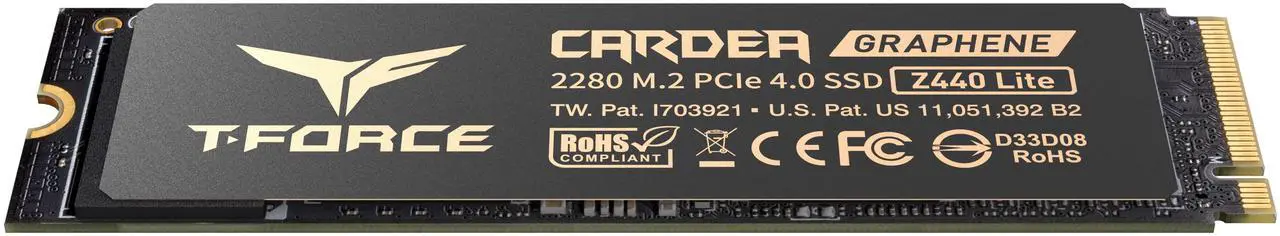 Team Group T-FORCE Z440 1TB SSD, PCIe 4.0, NVMe, PS5 Compatible, Up to 5000 MB/s, M.2 (TM8FFT001T0C129)