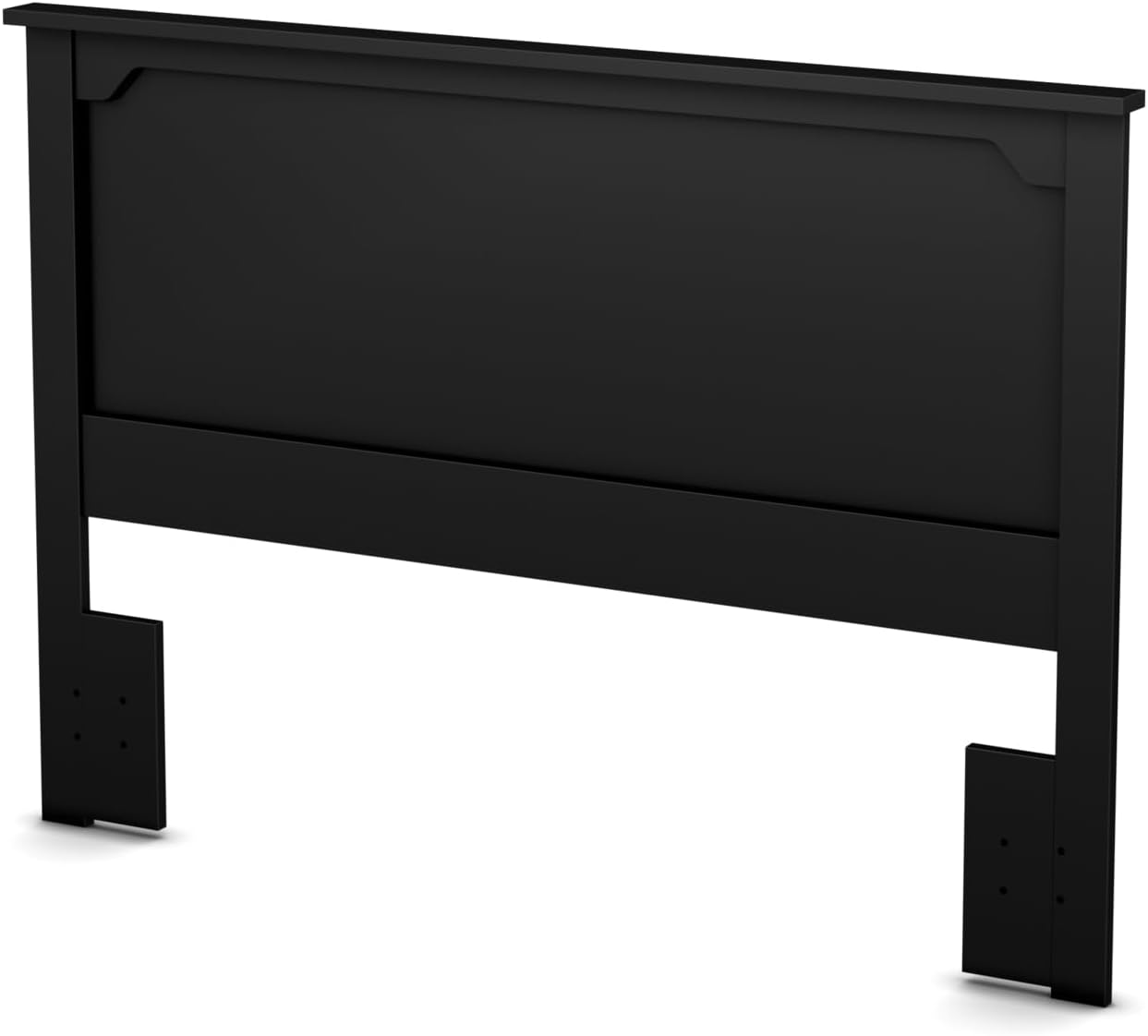 Gothic Glamour Headboard, Full/Queen Panel Headboard, Finish: Pure Black - 65