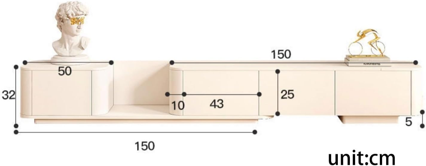 Bedroom tv Unit Floor-Standing TV Cabinet Simple Modern Living Room Home Bedroom Retractable TV Cabinet TV Cabinet