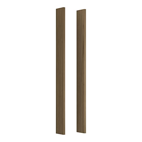 KOHLER K-99675-1WM Medicine Cabinet Wood Side Kit for Tailored Vanities, Walnut Flax