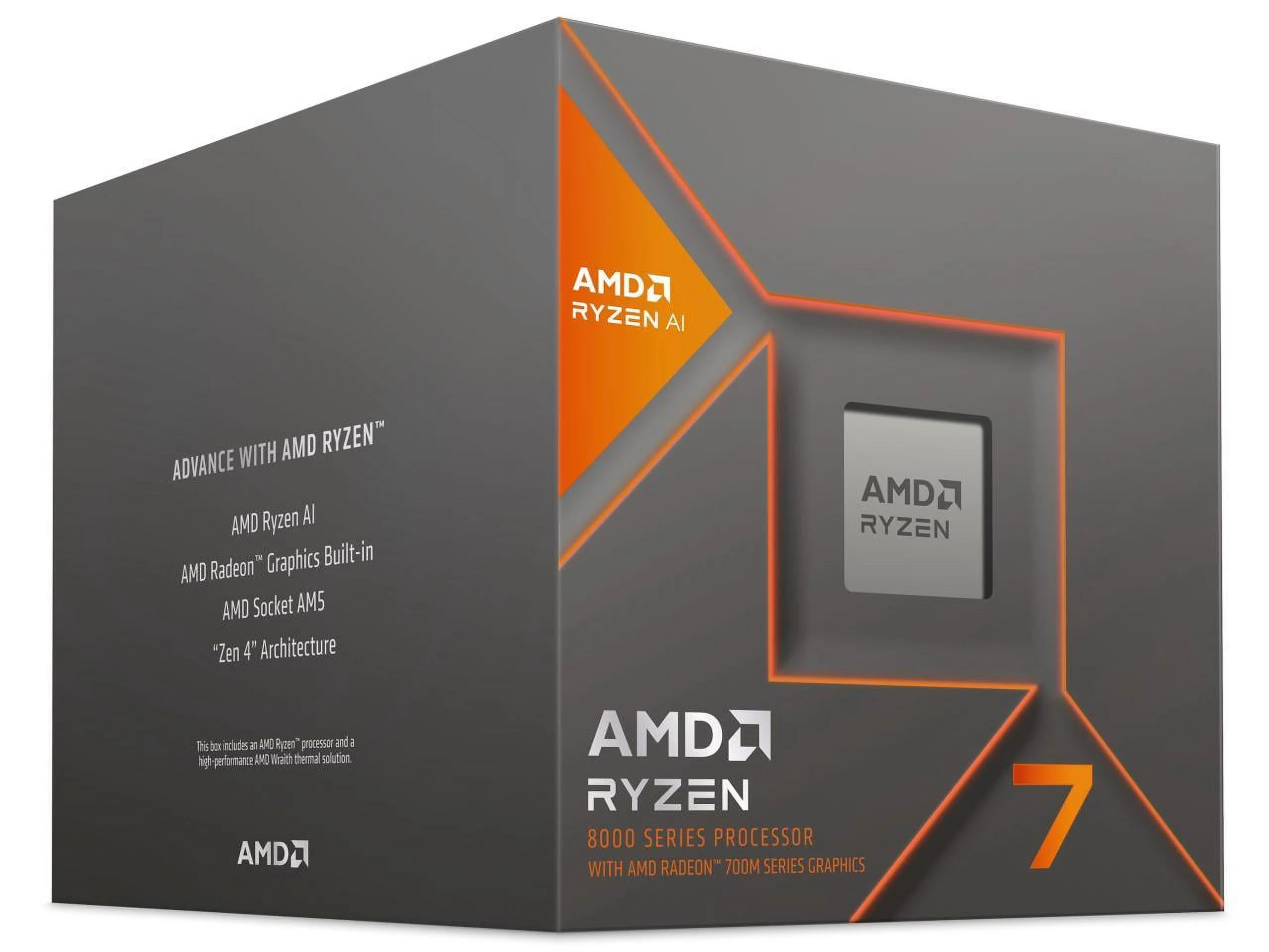 AMD Ryzen 7 8700G CPU - 8-Core 4.2 GHz Socket AM5 65W Radeon 780M Processor