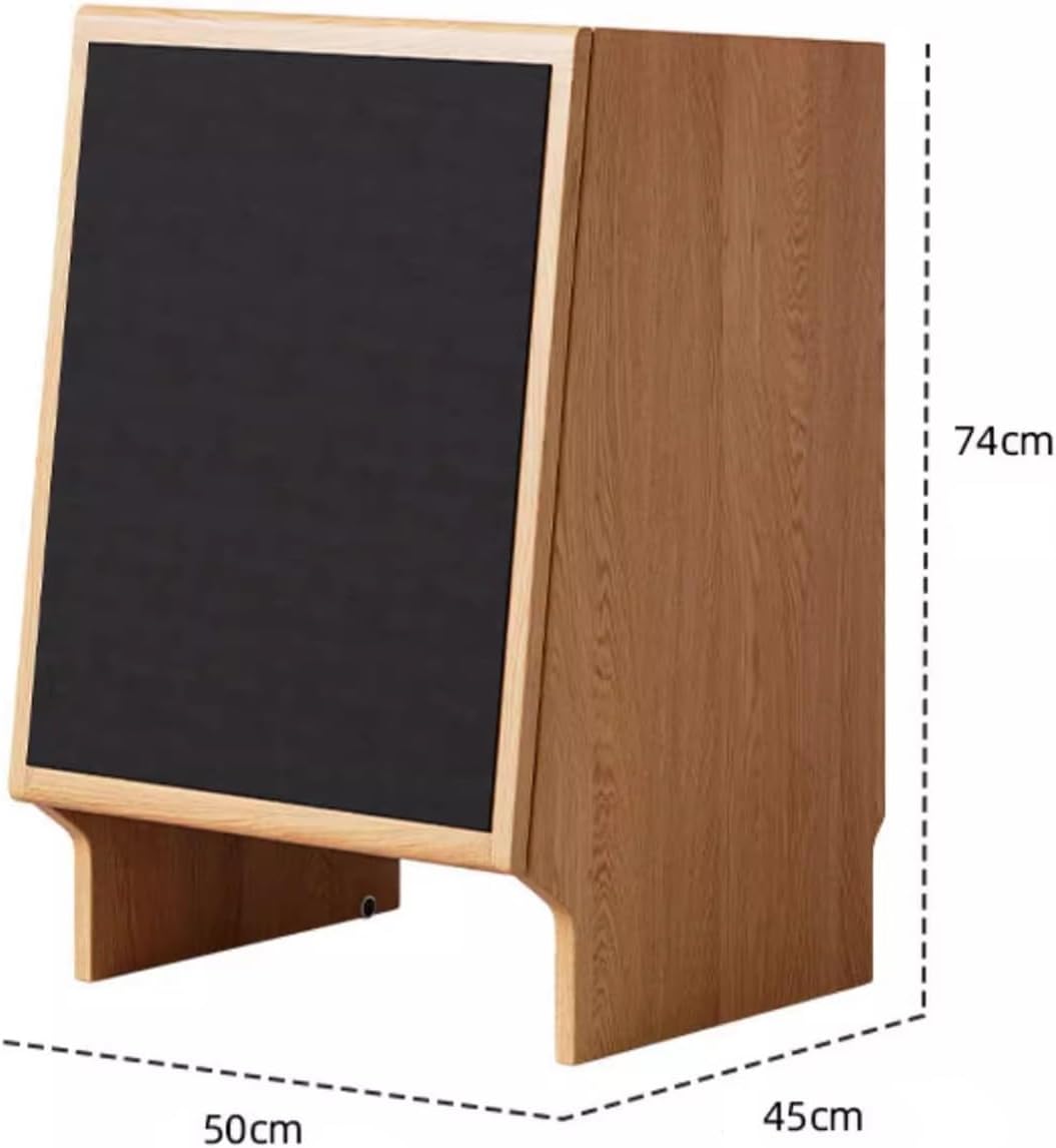 Sweeper Organizer Scandinavian Solid Wood Sweeper Robot Storage Cabinet Living Room Sideboard Shelving Cabinet