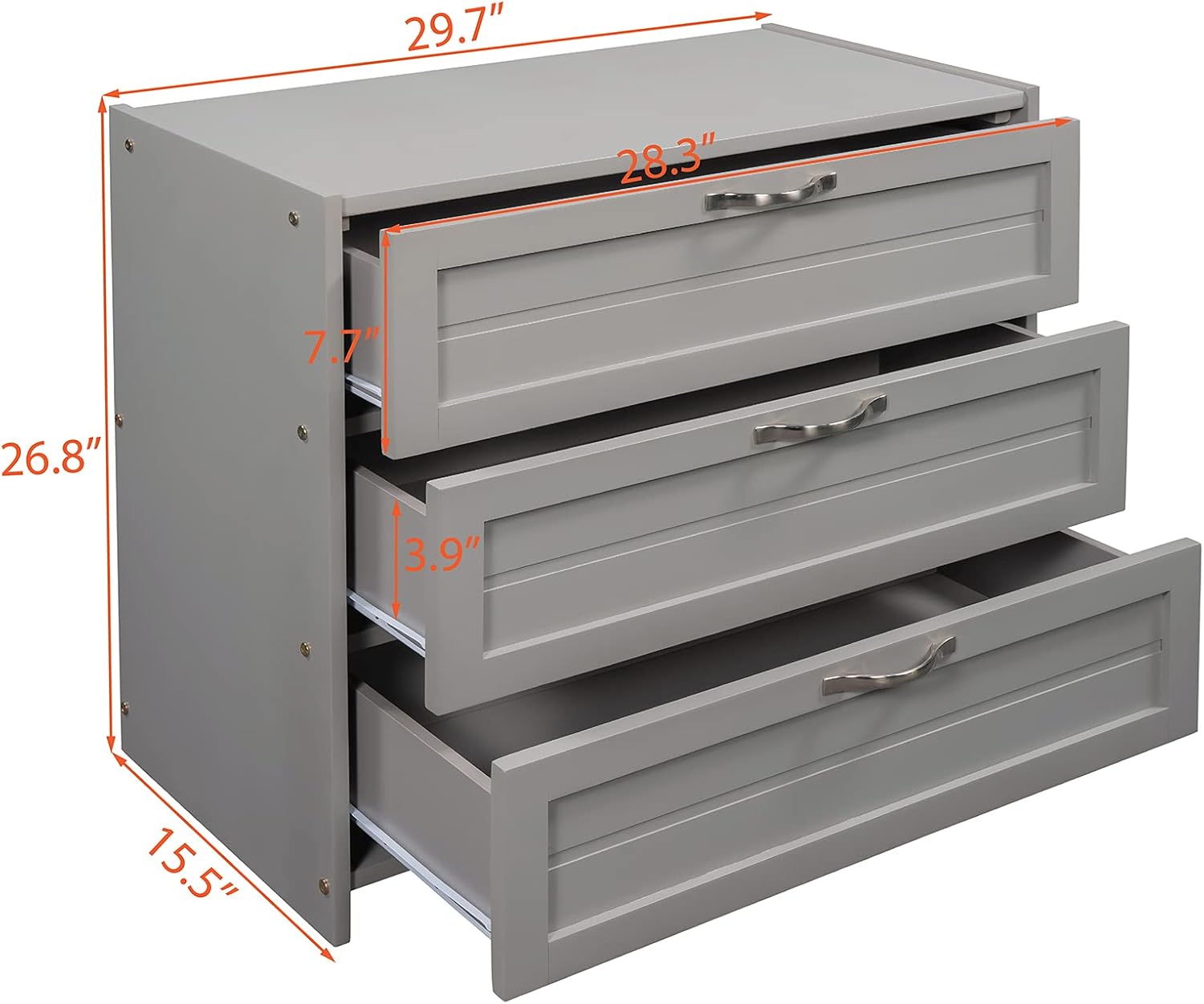 Space-Saving Twin Loft Bed with Cabinets Storage Drawers & Open Shelves, Low Loftbed with Slide & Guardrail for Kids, Teen, Adult, Single Bed Frame Wooden Slats Support No Box Spring Needed