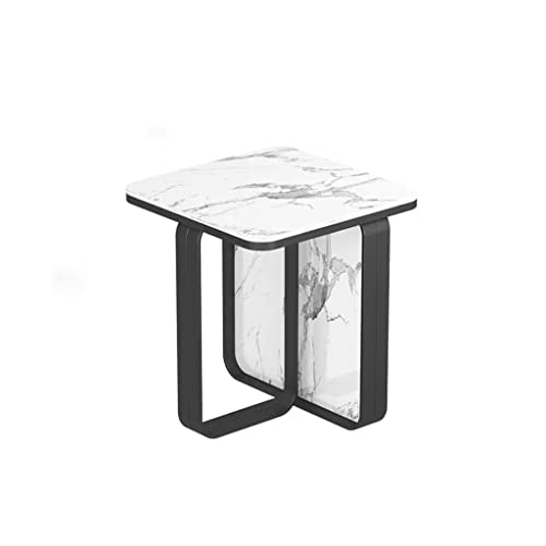 Side Table Small coffee table rock slab sofa side table living room corner table high-end balcony side table bedside sideboard