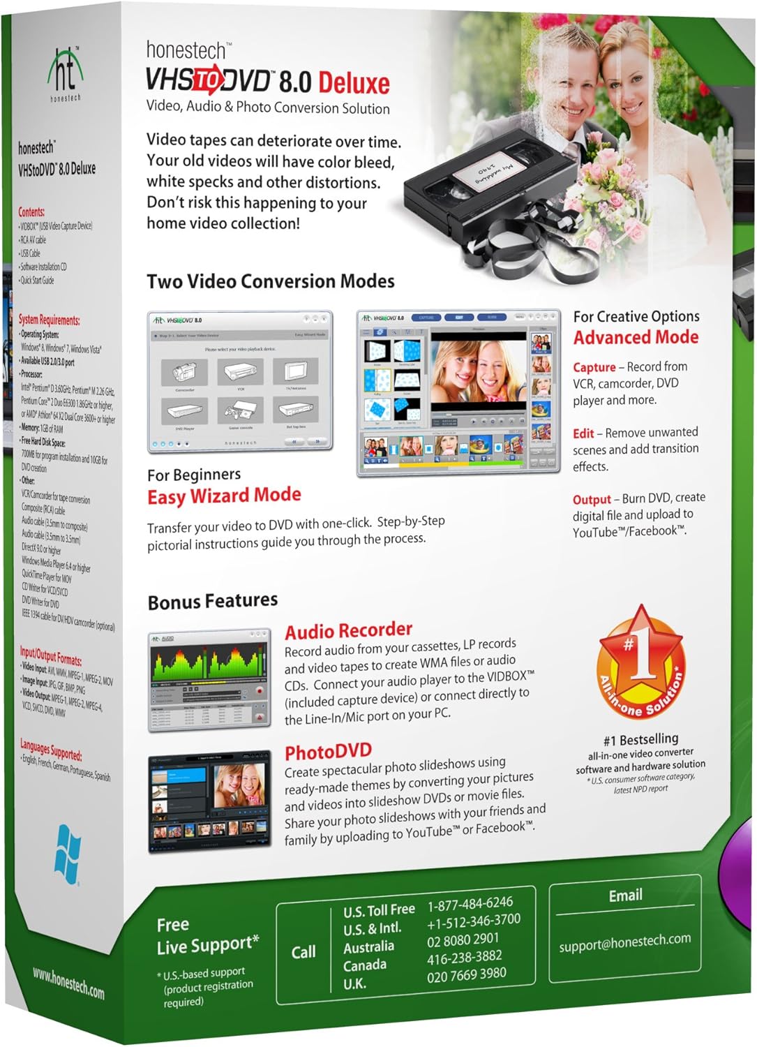 VIDBOX VHS to DVD 8.0 Deluxe