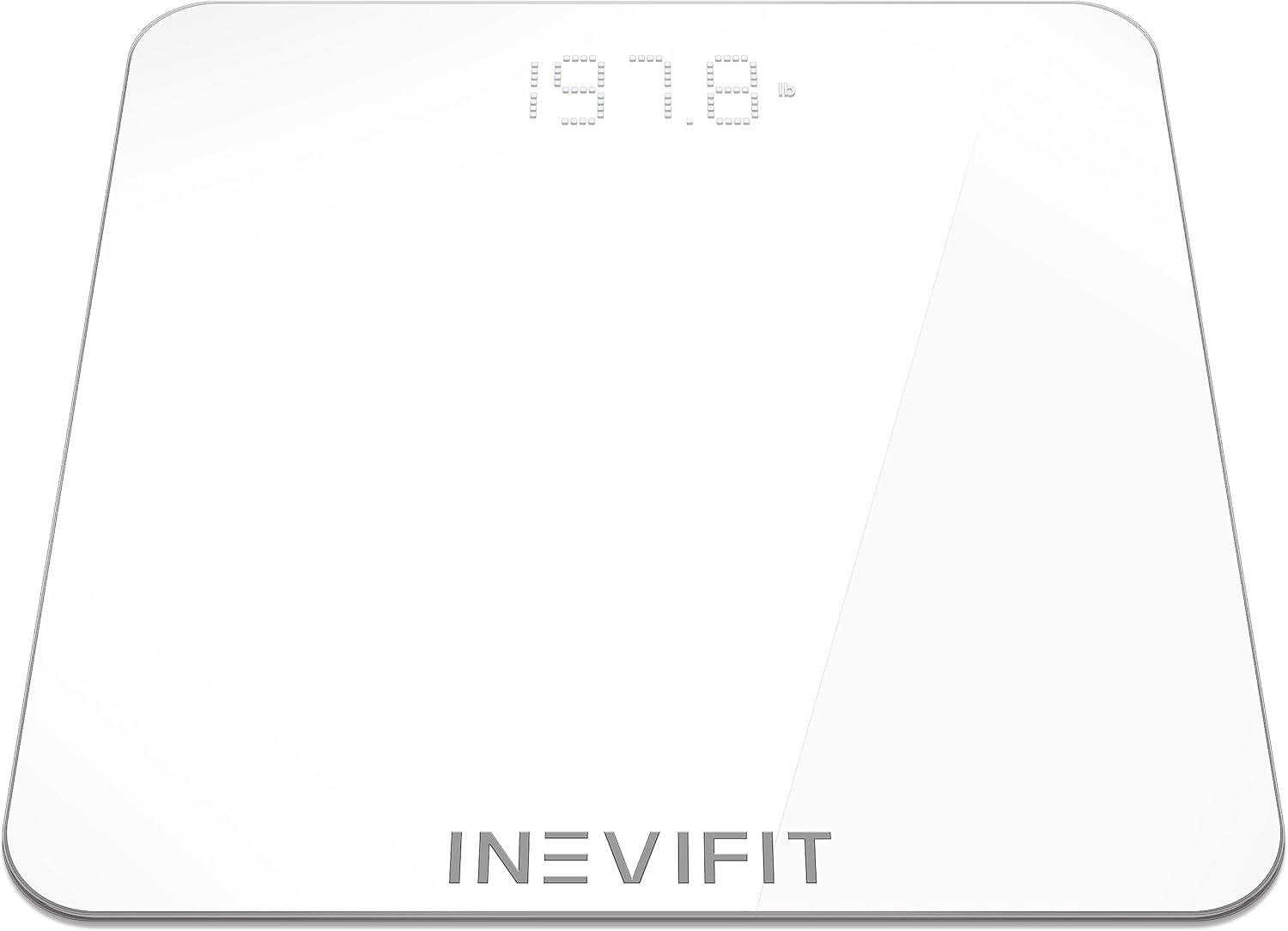 INEVIFIT BATHROOM SCALE, Highly Accurate Digital Bathroom Body Scale, Measures Weight up to 400 lbs. includes Batteries