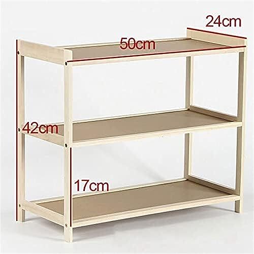 Shoe Rack Shoe Rack Multi-Layer Shoes Organizer Space-Saving Household Rack Economical Shoe-Shelf Shoe Cabinets Multifunctional(White 3 Liters)
