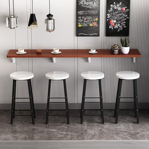 Folding Kitchen Wall，Hanging Home Narrow Long Table，Wall Hanging Dining Table， Folding Table Wall，Hanging Folding Desk， Restaurant Milk tea Shop Bar Home/Garden/Event Indoor/Multifunctional Simple(Col